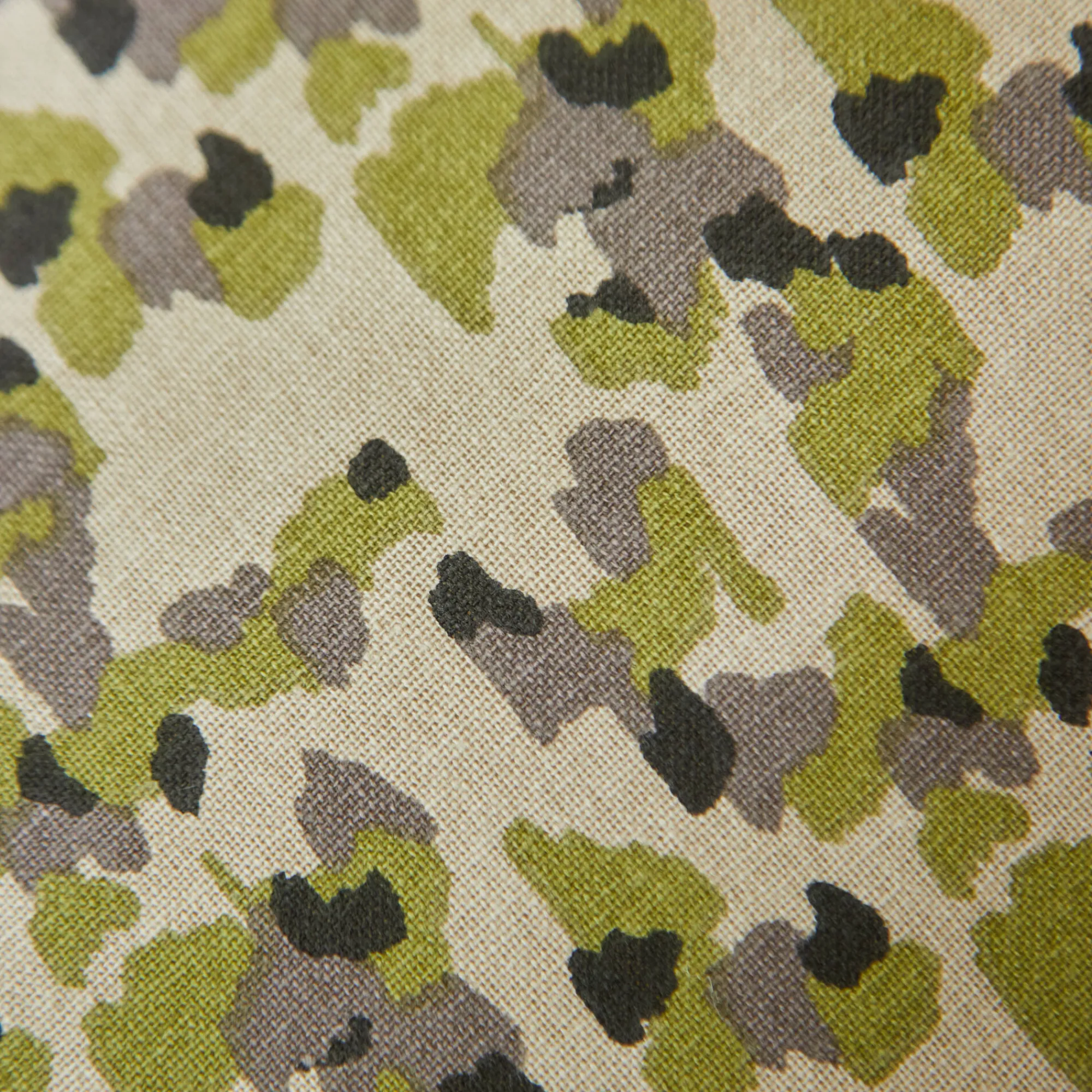 Kussen<Blancheporte Kussen met vlekkenprint naturel / groen