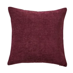 Kussenhoes<Blancheporte Kussenhoes in chenille - set van 2 vijgenkleur