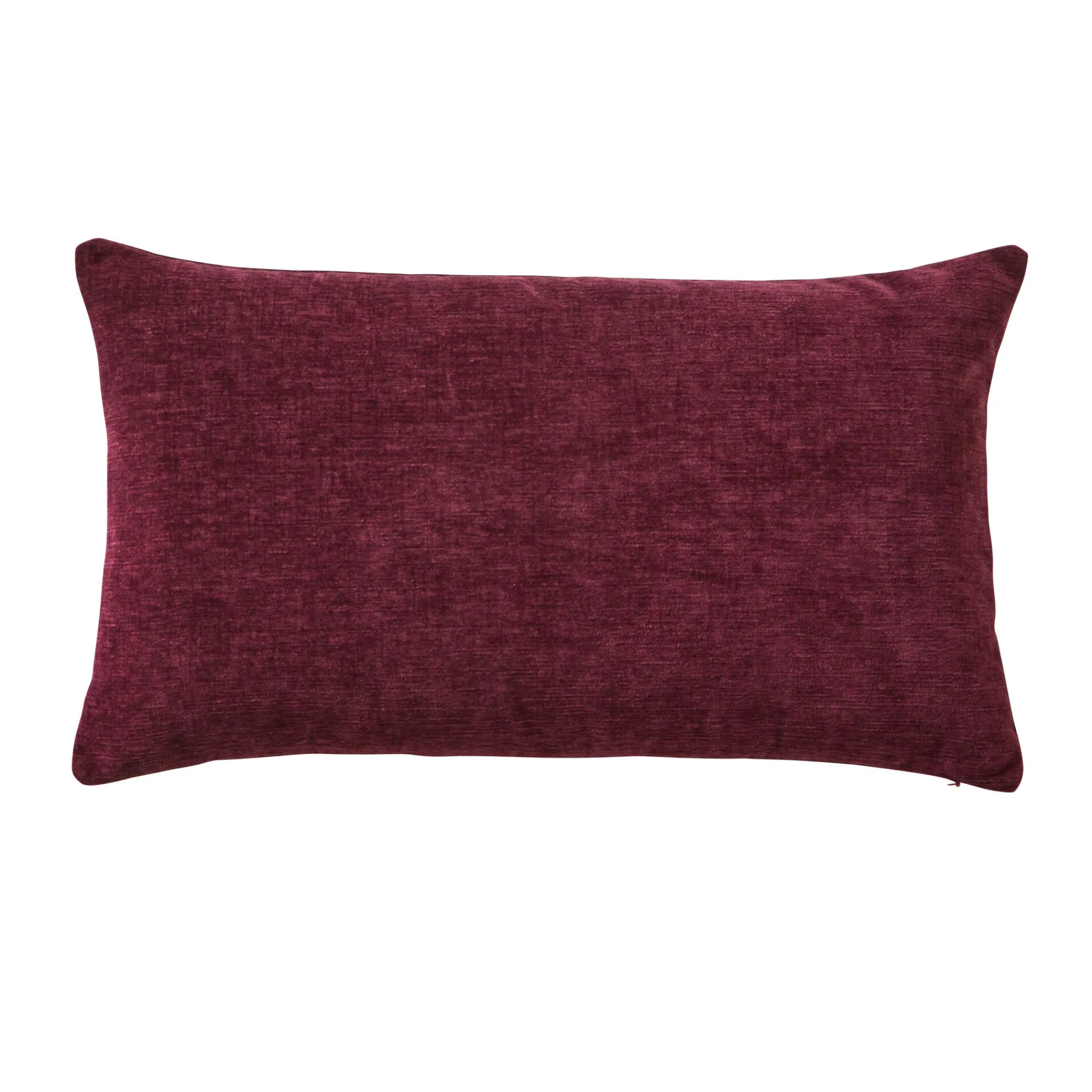 Kussenhoes<Blancheporte Kussenhoes in chenille - set van 2 vijgenkleur