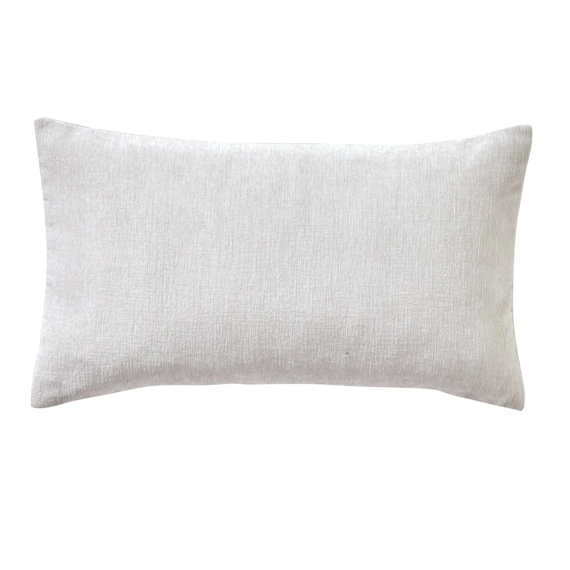 Kussenhoes<Blancheporte Kussenhoes in chenille - set van 2 parelgrijs