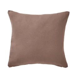 Kussenhoes<Colombine Kussenhoes in effen zeildoekstof - set van 2 taupe