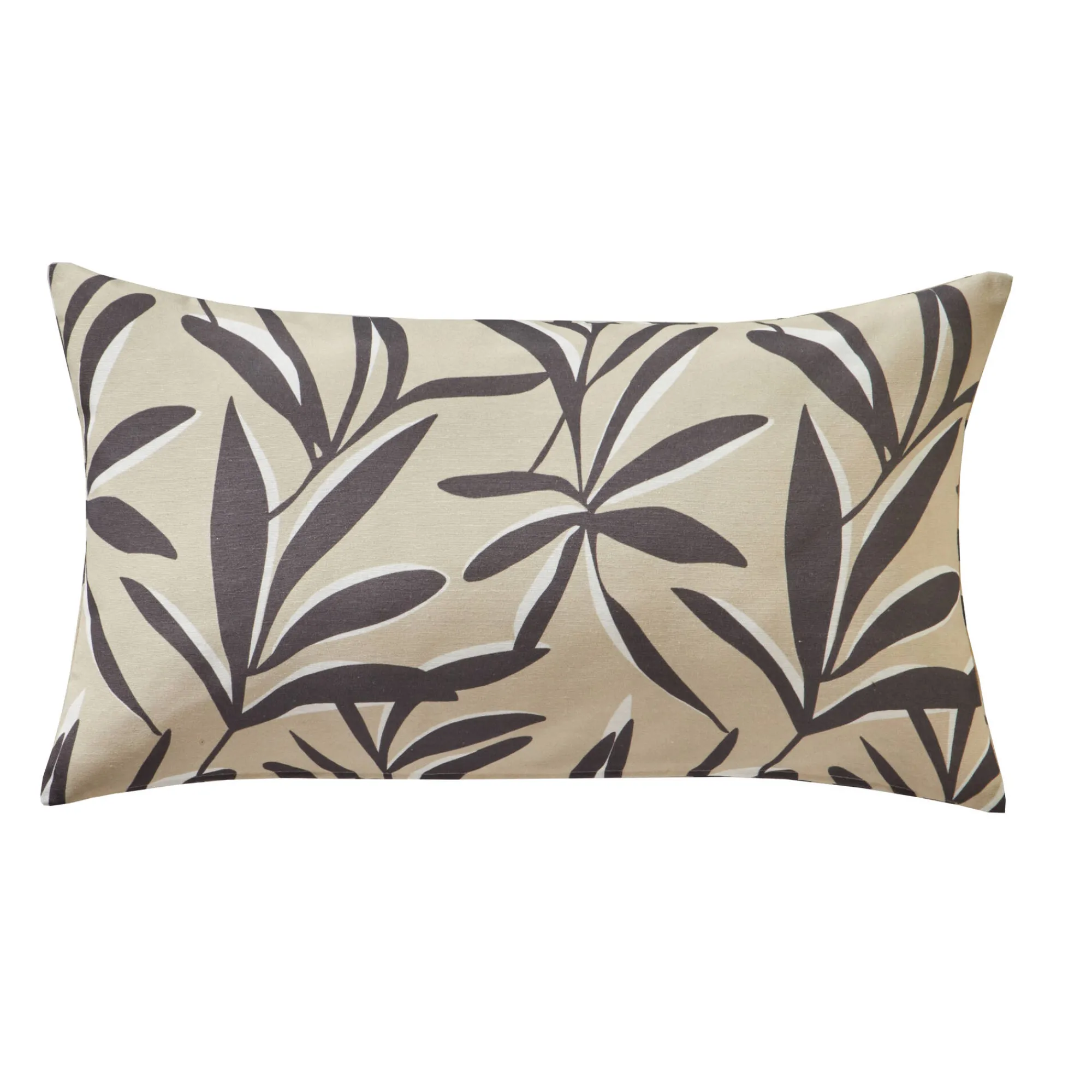 Kussenhoes<Blancheporte Kussenhoes met bladerenprint zandkleur