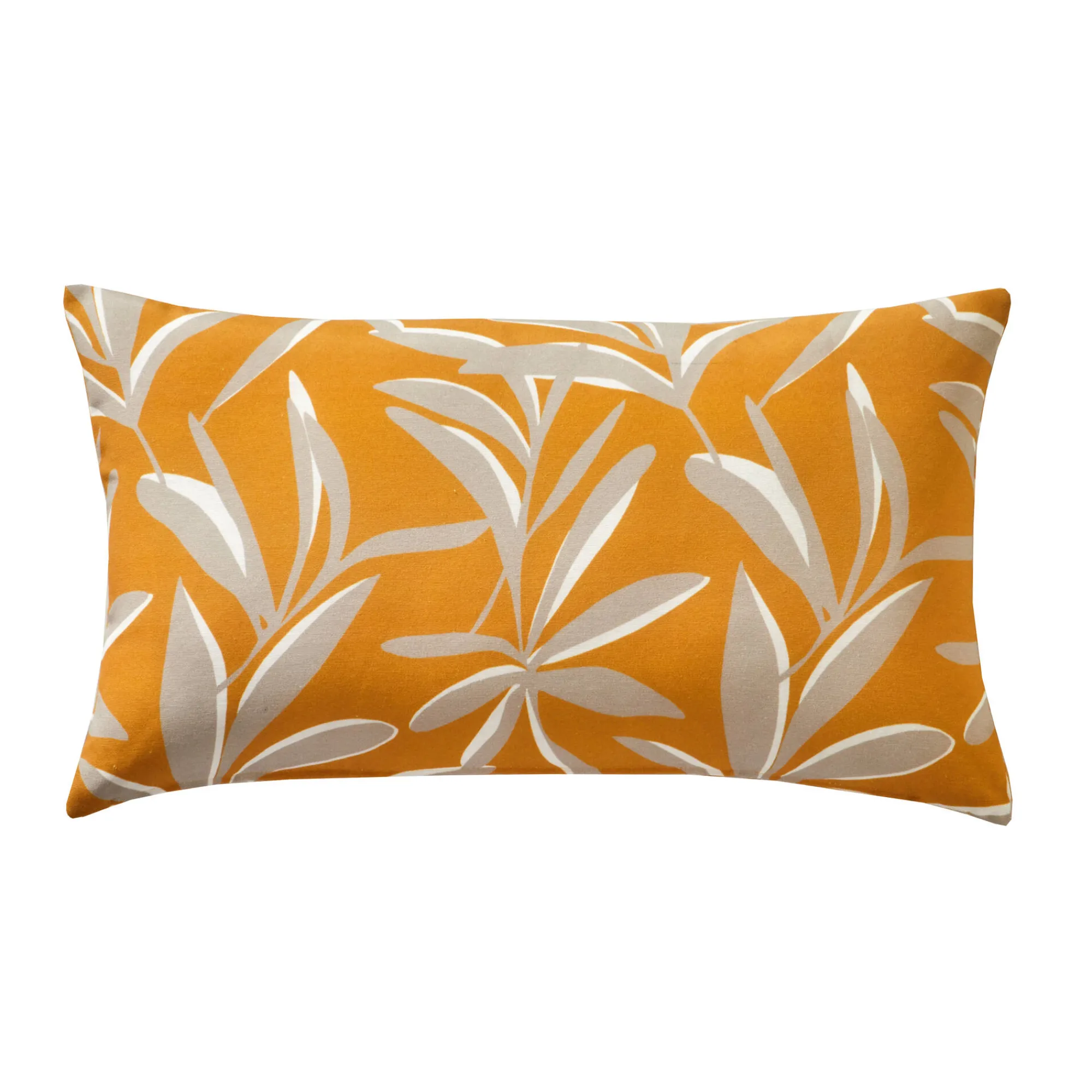 Kussenhoes<Blancheporte Kussenhoes met bladerenprint honing