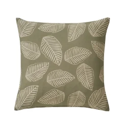 Kussenhoes<Blancheporte Kussenhoes met kleine bladerenprint - set van 2 groen