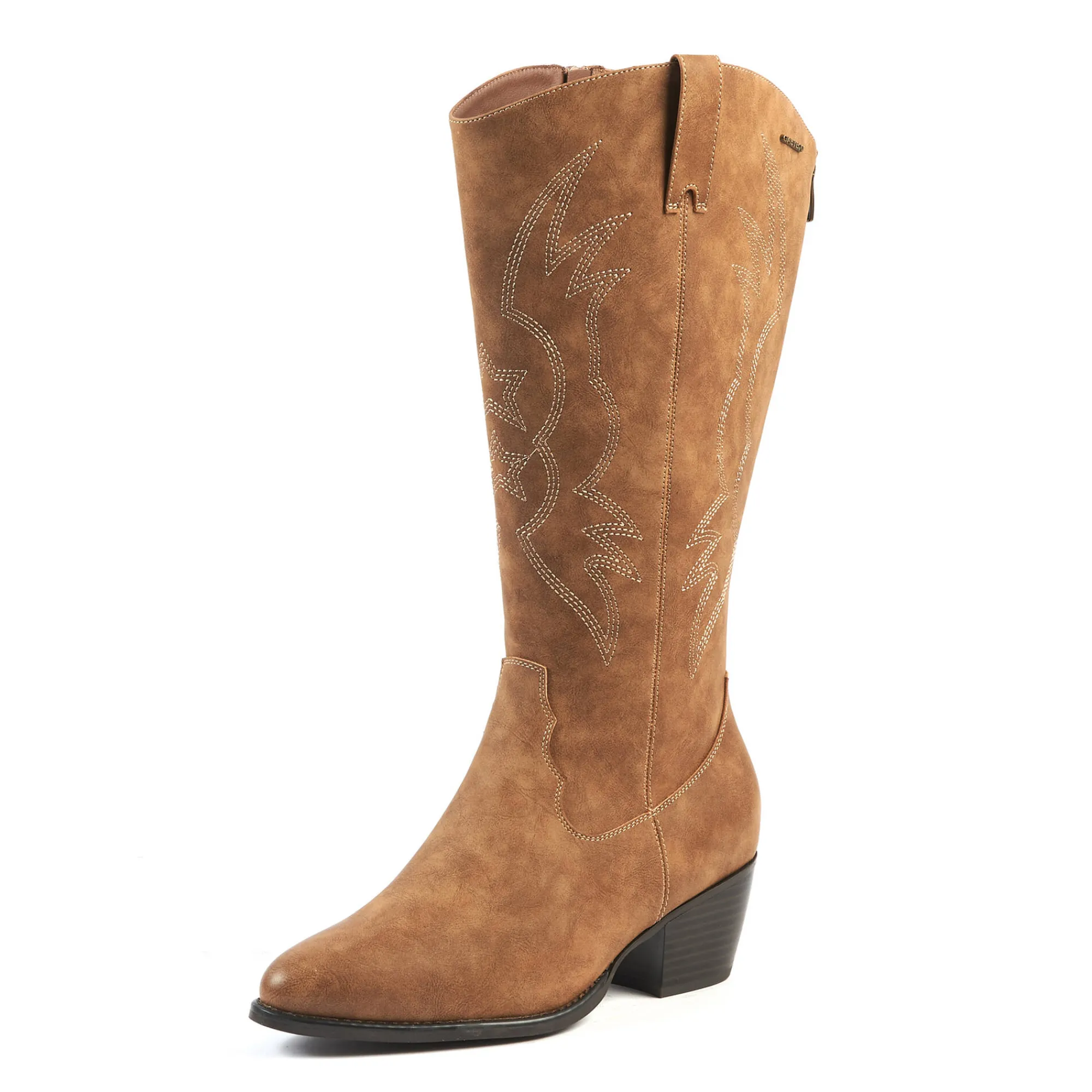 Laarzen|Schoenen<Gabylou Laarzen in santiagstijl IRINA VARIO 2XL taupe