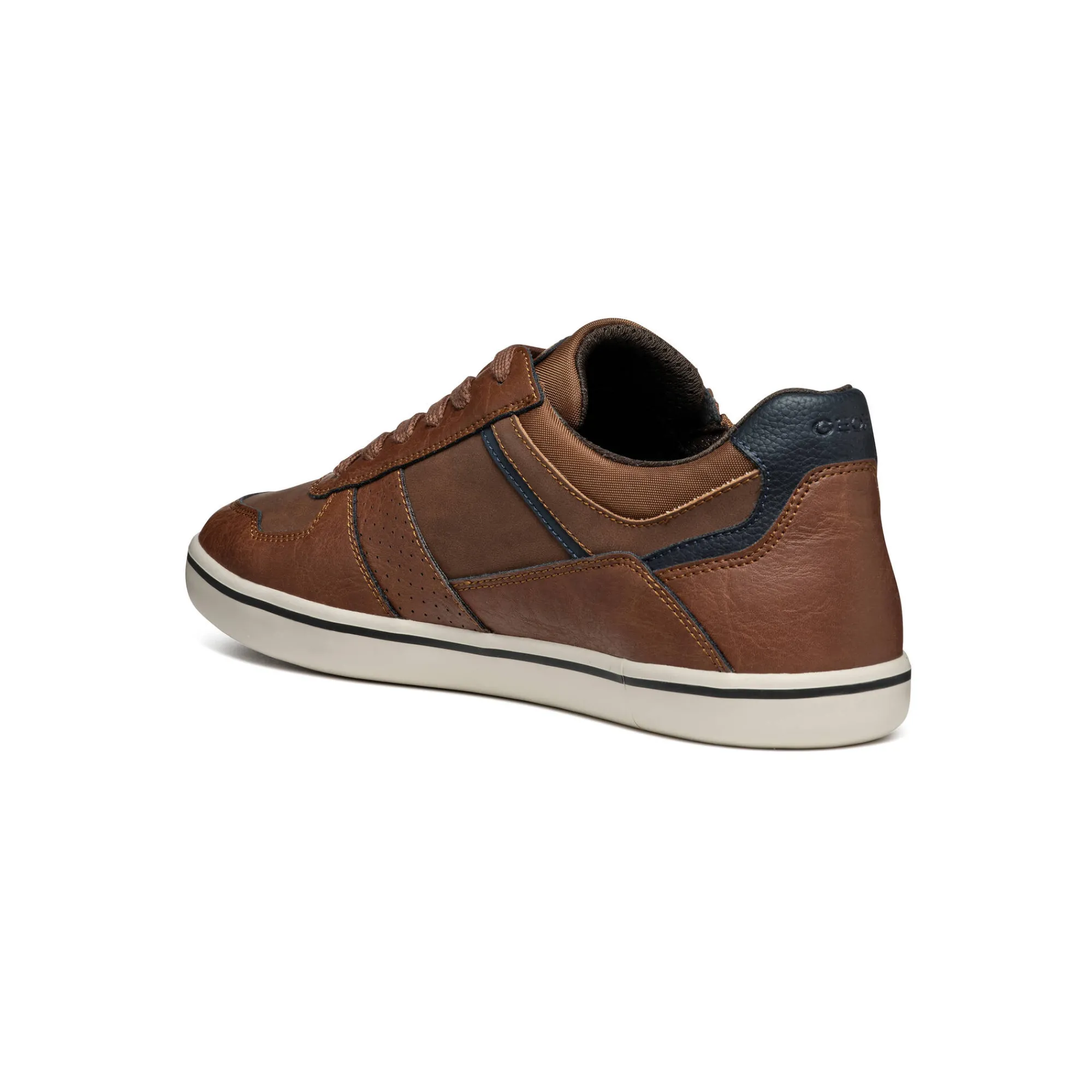 Schoenen|Schoenen Heren<Geox Lage sneakers Elver bruin