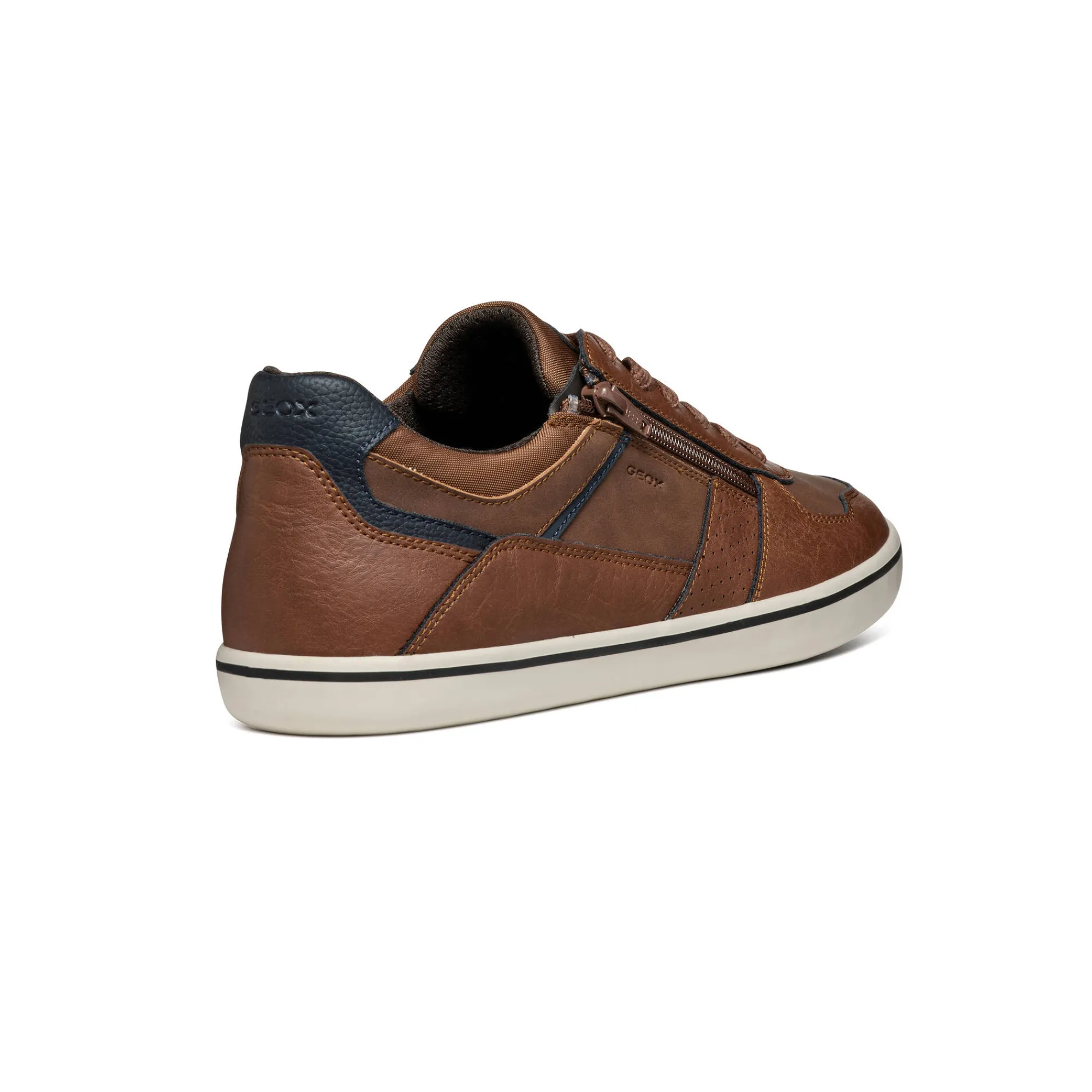 Schoenen|Schoenen Heren<Geox Lage sneakers Elver bruin