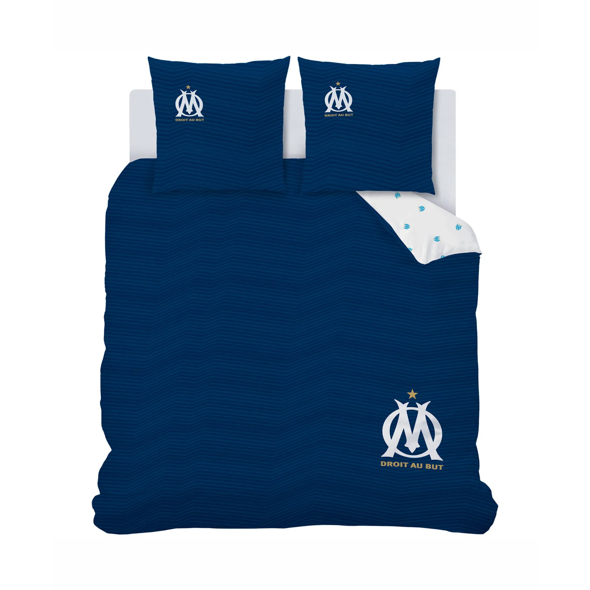 Delige Bedlinnenset<OM Lakenset ® - katoen marine