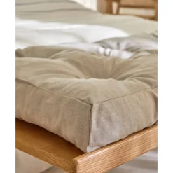 Vloerkussen<Blancheporte Lang vloerkussen, 'Timeless' collectie beige