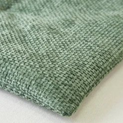 Vloerkussen<Blancheporte Lang zitbankkussen, chenilleweefsel groen