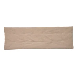 Vloerkussen<Blancheporte Lang zitbankkussen in chenille taupe