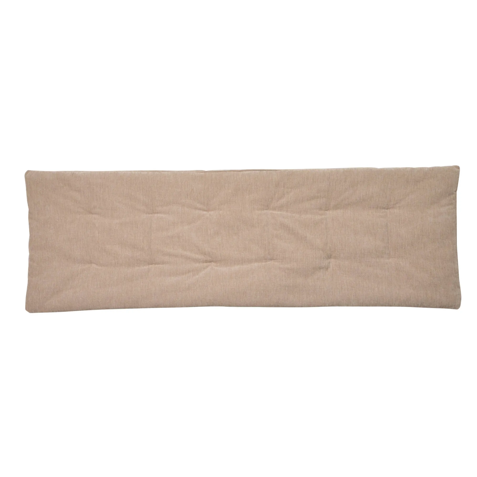 Vloerkussen<Blancheporte Lang zitbankkussen in chenille taupe