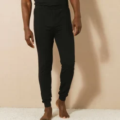 Ondergoed<Thermoperle Lange legging in molton - set van 2 zwart