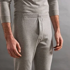Ondergoed<Thermoperle Lange onderbroek in katoen ® - set van 2 chiné grijs