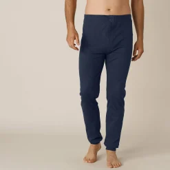 Ondergoed<Thermoperle Lange onderbroek in katoen ® - set van 2 marine