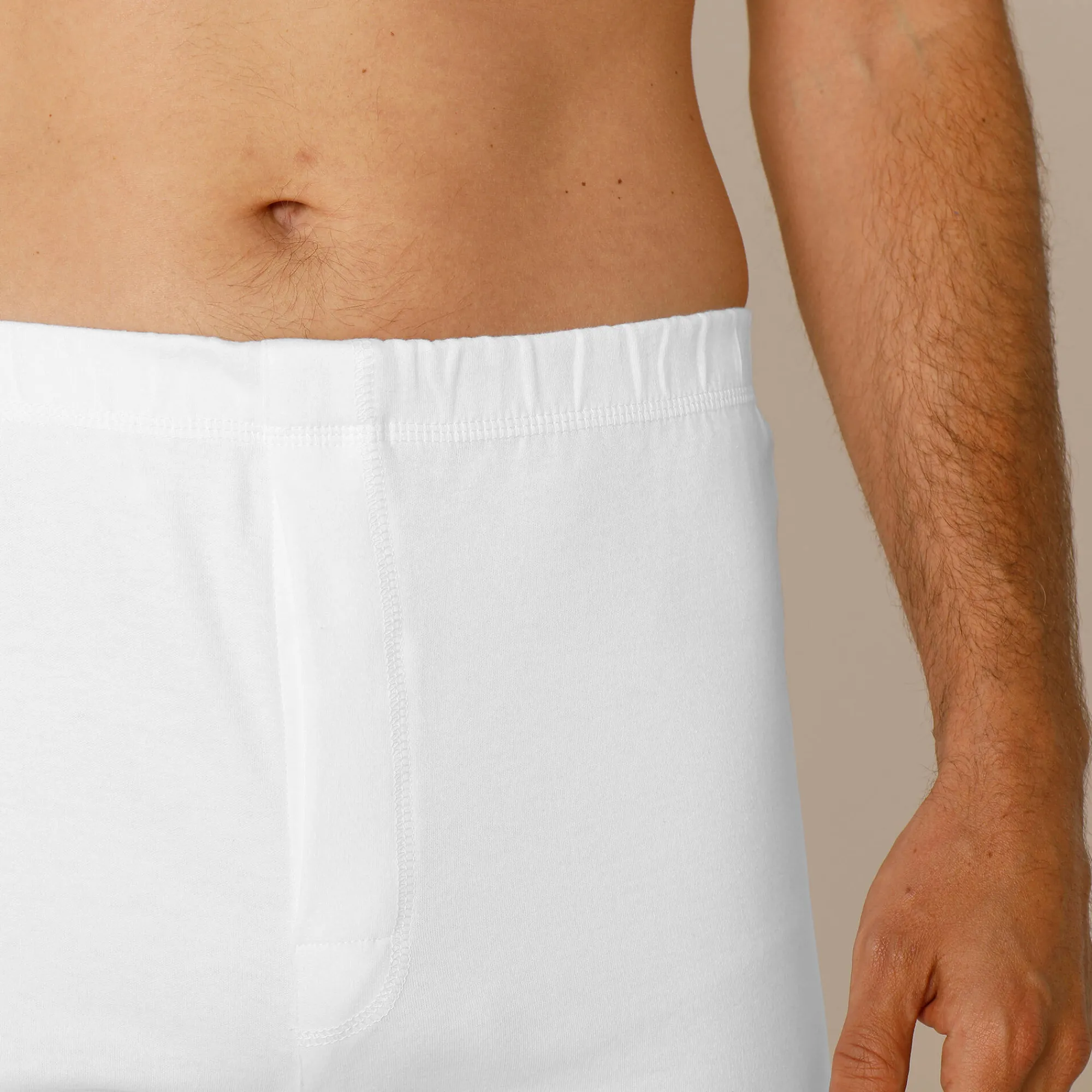 Ondergoed<Thermoperle Lange onderbroek in katoen ® - set van 2 wit