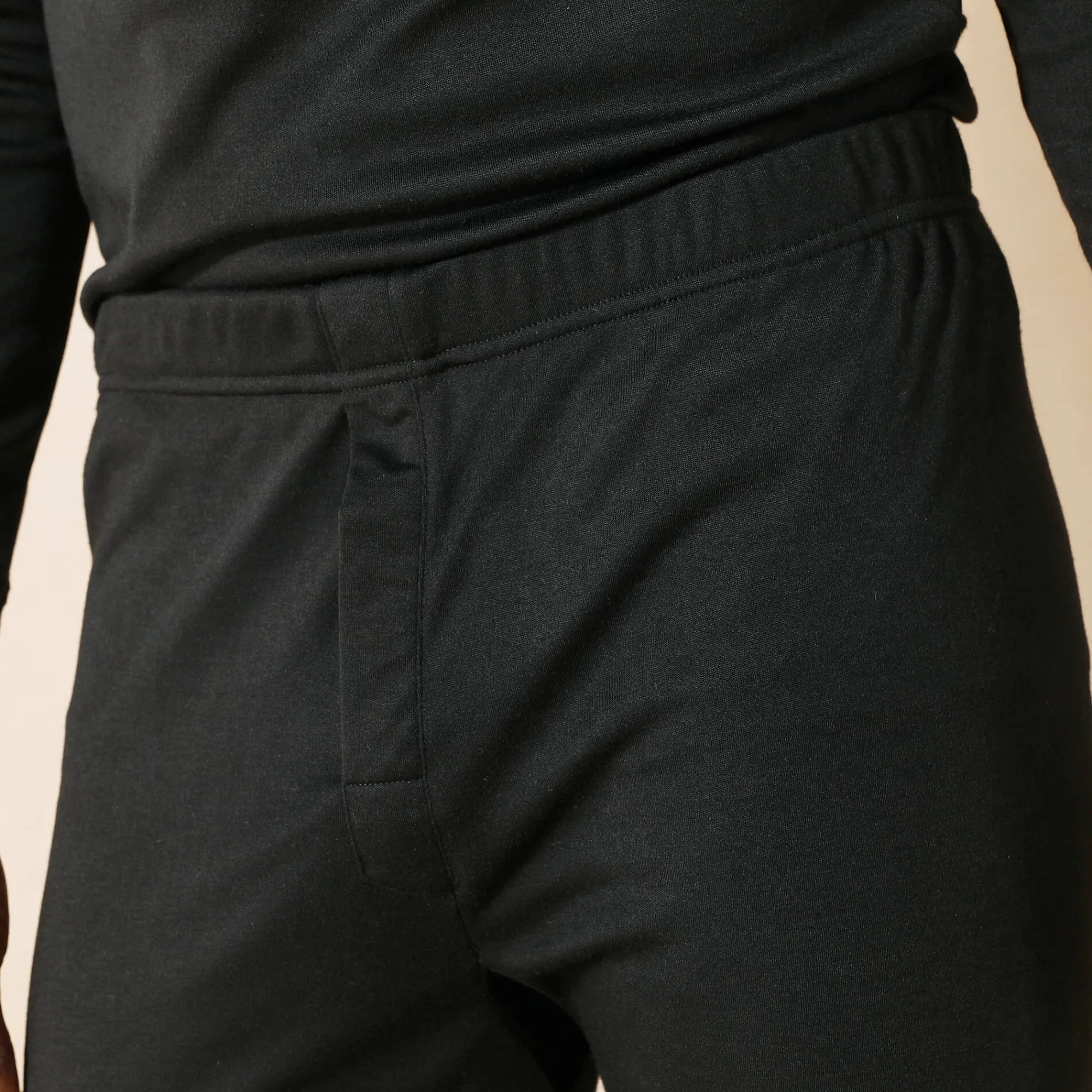 Ondergoed<Thermoperle Lange onderbroek in ® polyester - set van 2 zwart
