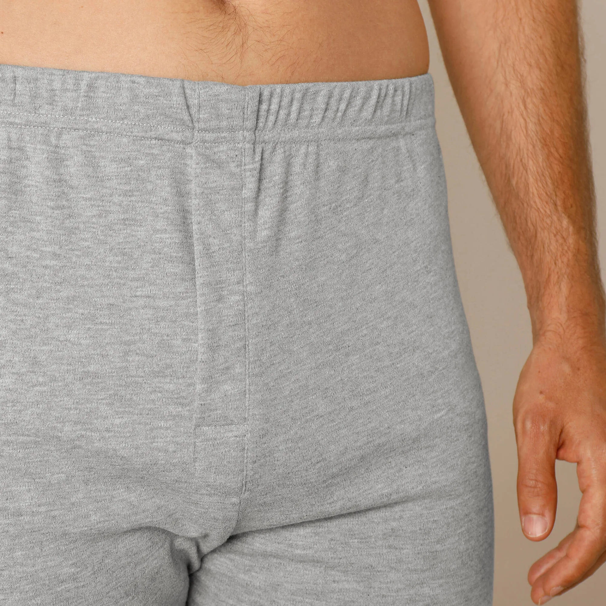 Ondergoed<Thermoperle Lange onderbroek in ® polyester - set van 2 chiné grijs