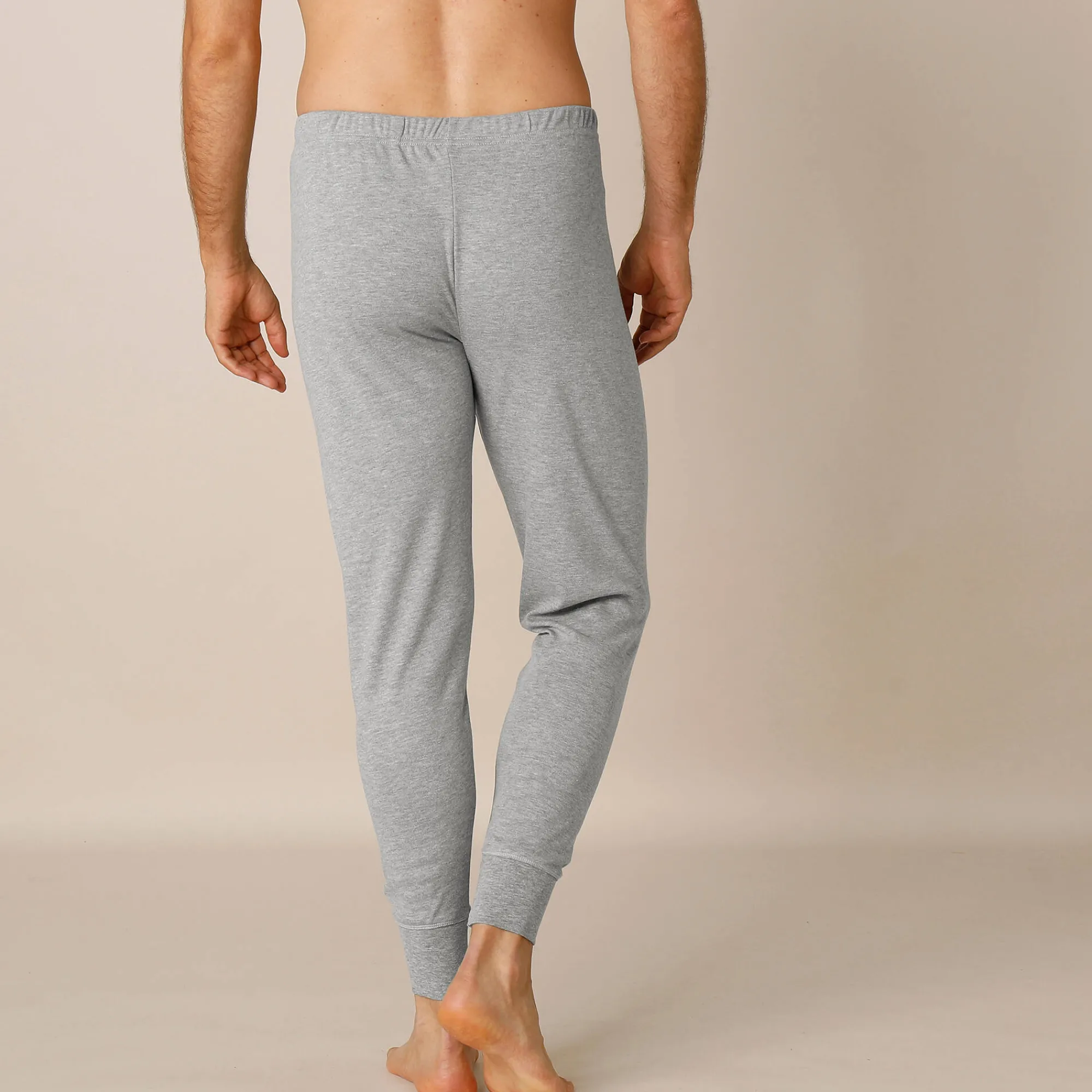 Ondergoed<Thermoperle Lange onderbroek in ® polyester - set van 2 chiné grijs