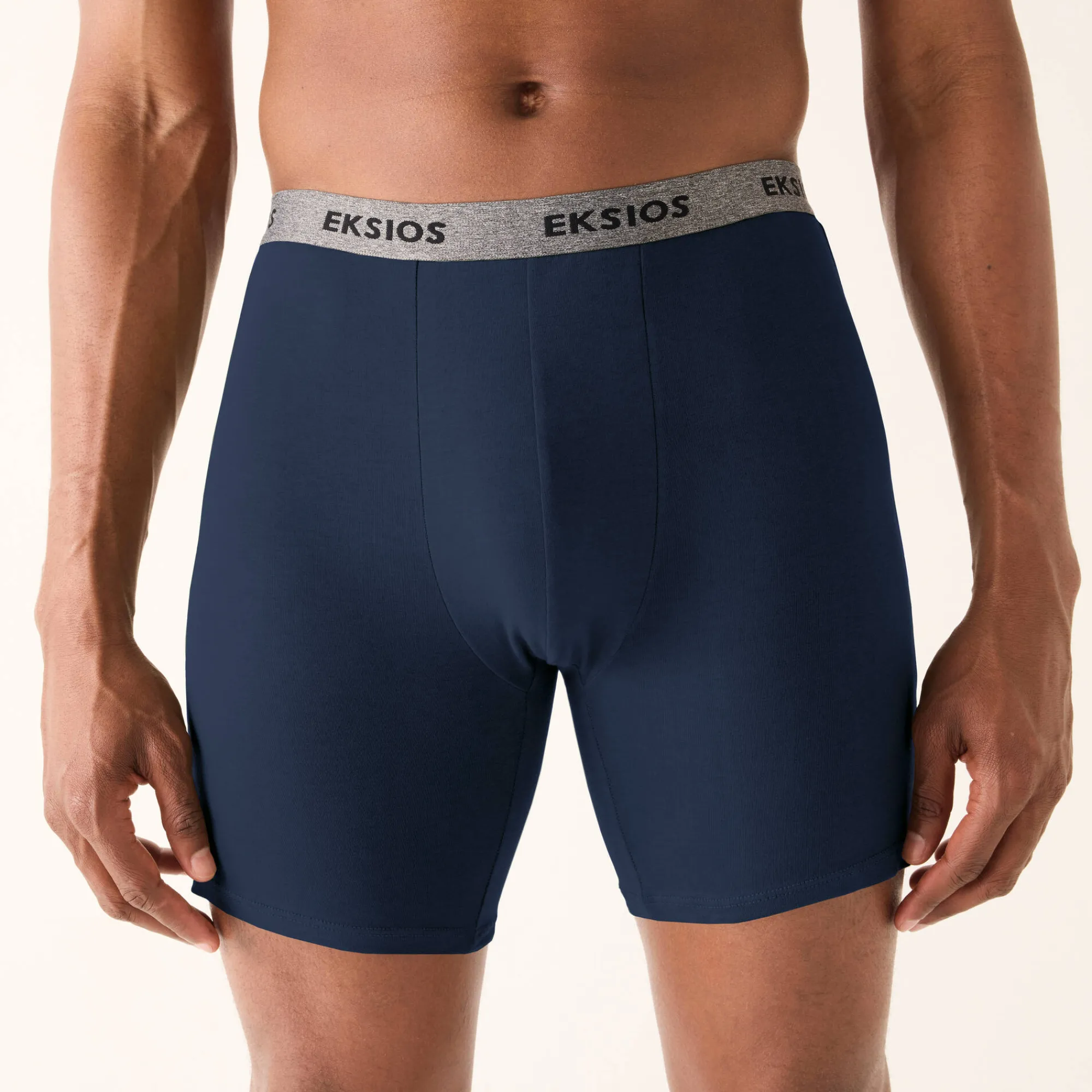 Ondergoed<Blancheporte Lange shorty in shortmodel - set van 2 marine + linde