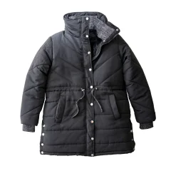 Parka En Donsjas<Blancheporte Lange waterafstotende en gematelasseerde jas zwart
