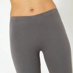 Legging|Broek<Blancheporte 3/4-legging in biokatoen antraciet