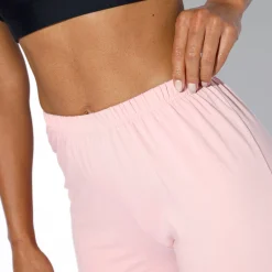 Broek<Blancheporte 7/8-legging in biokatoen grijsroze