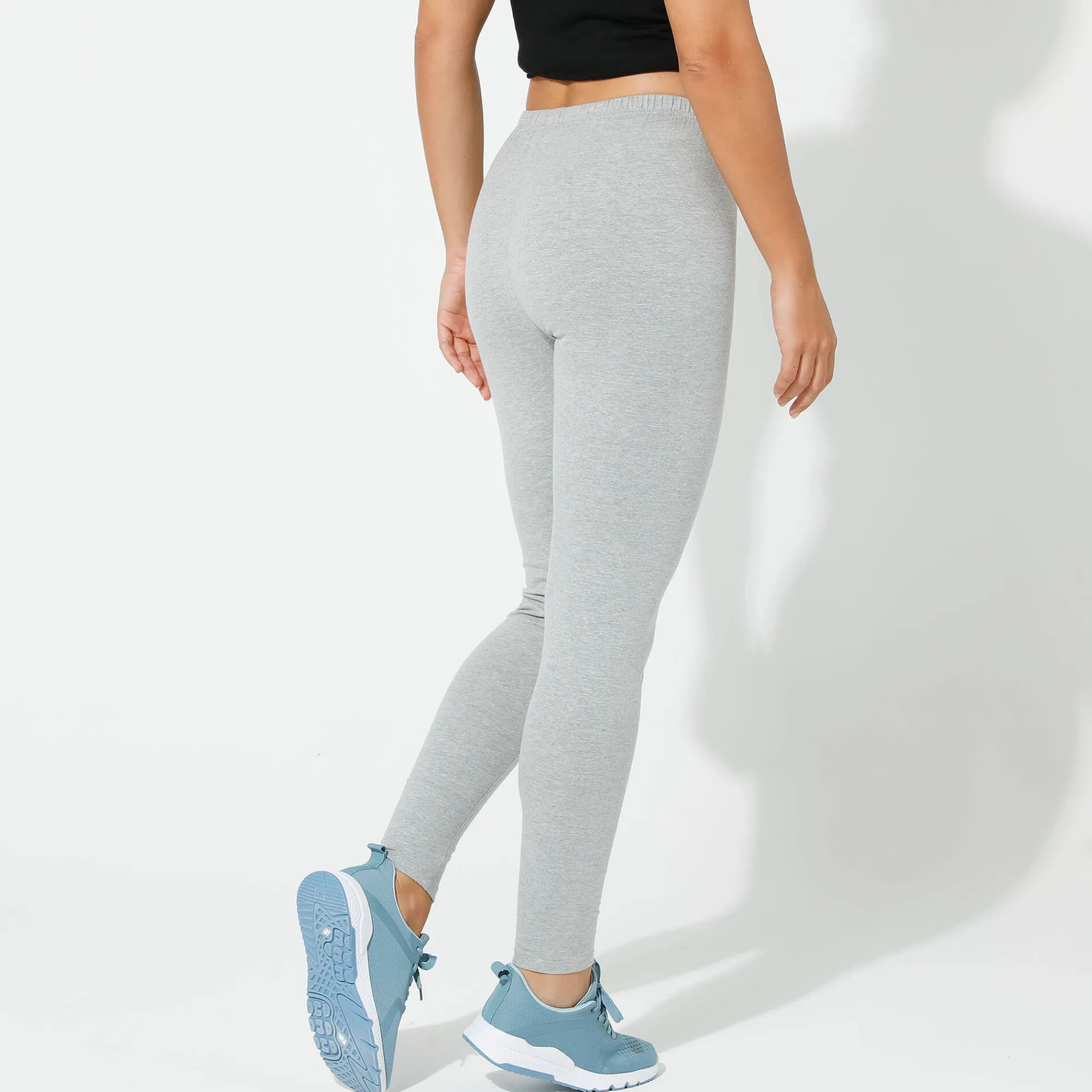 Legging|Broek<Blancheporte Legging in jerseytricot chiné grijs