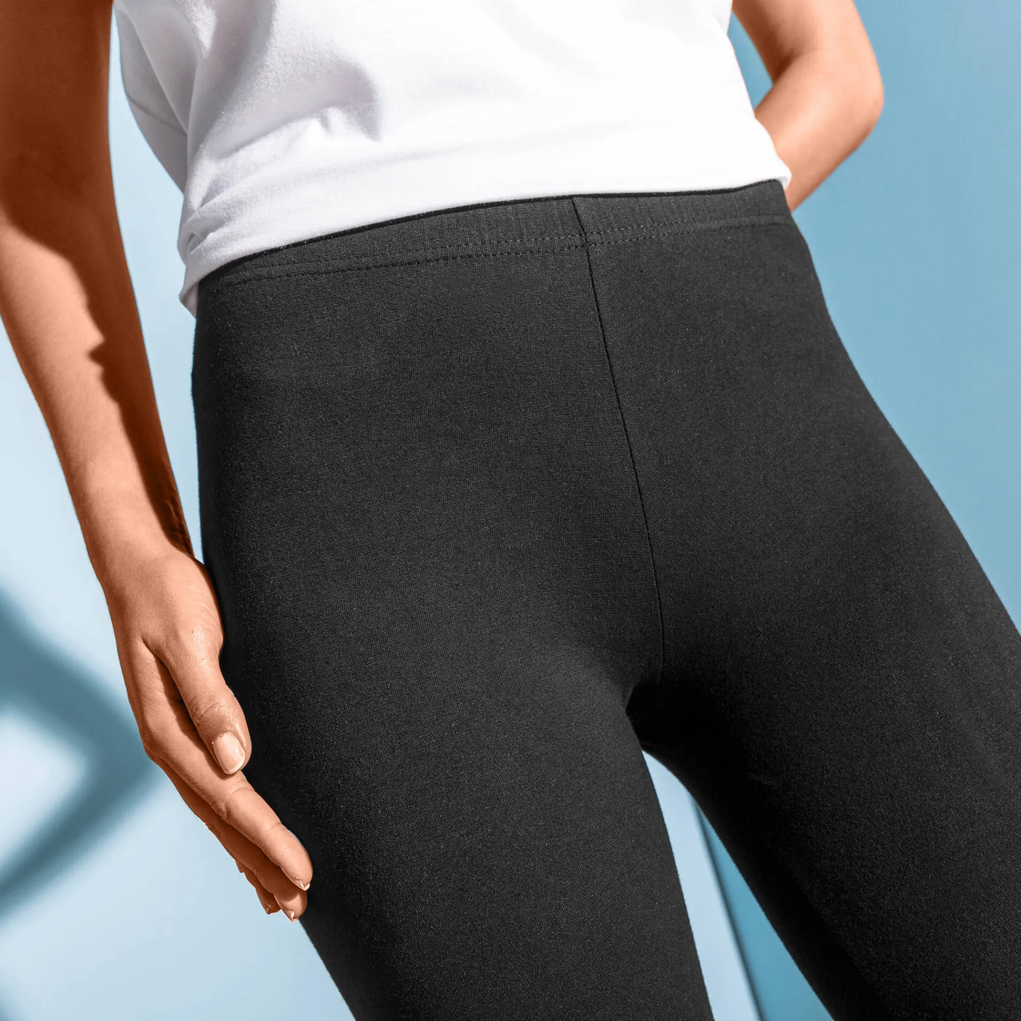 Legging|Broek<Blancheporte Legging in jerseytricot zwart