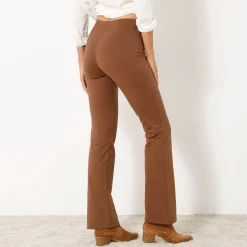 Legging<Blancheporte Legging in warm molton, trompetmodel taupe