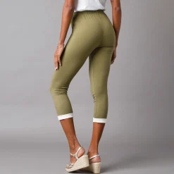 Legging<Blancheporte 3/4-legging met elastische taille bronskleur / ivoorkleur