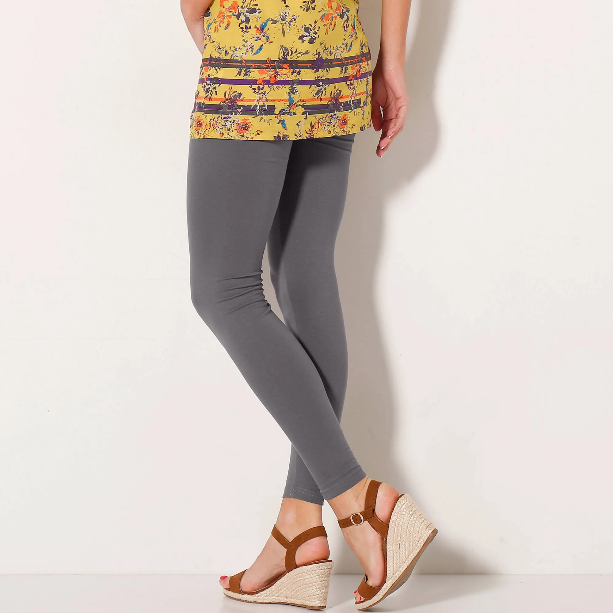 Legging<Blancheporte Legging met elastische taille bronskleur