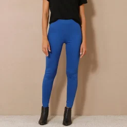Legging<Blancheporte Legging met elastische taille en ritsjes onderaan felblauw