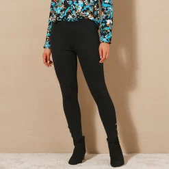 Legging<Blancheporte Legging met fantasieknopen zwart