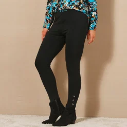 Legging<Blancheporte Legging met fantasieknopen zwart