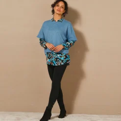Legging<Blancheporte Legging met fantasieknopen zwart