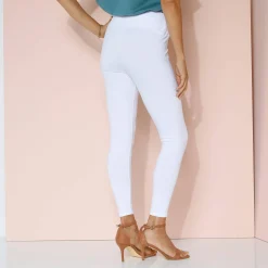 Legging<Blancheporte Legging met hoge taille, platte buik wit