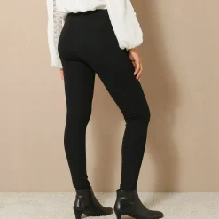 Feestoutfits Dames|Legging<Blancheporte Legging met knooppandeffect, elastische taille zwart
