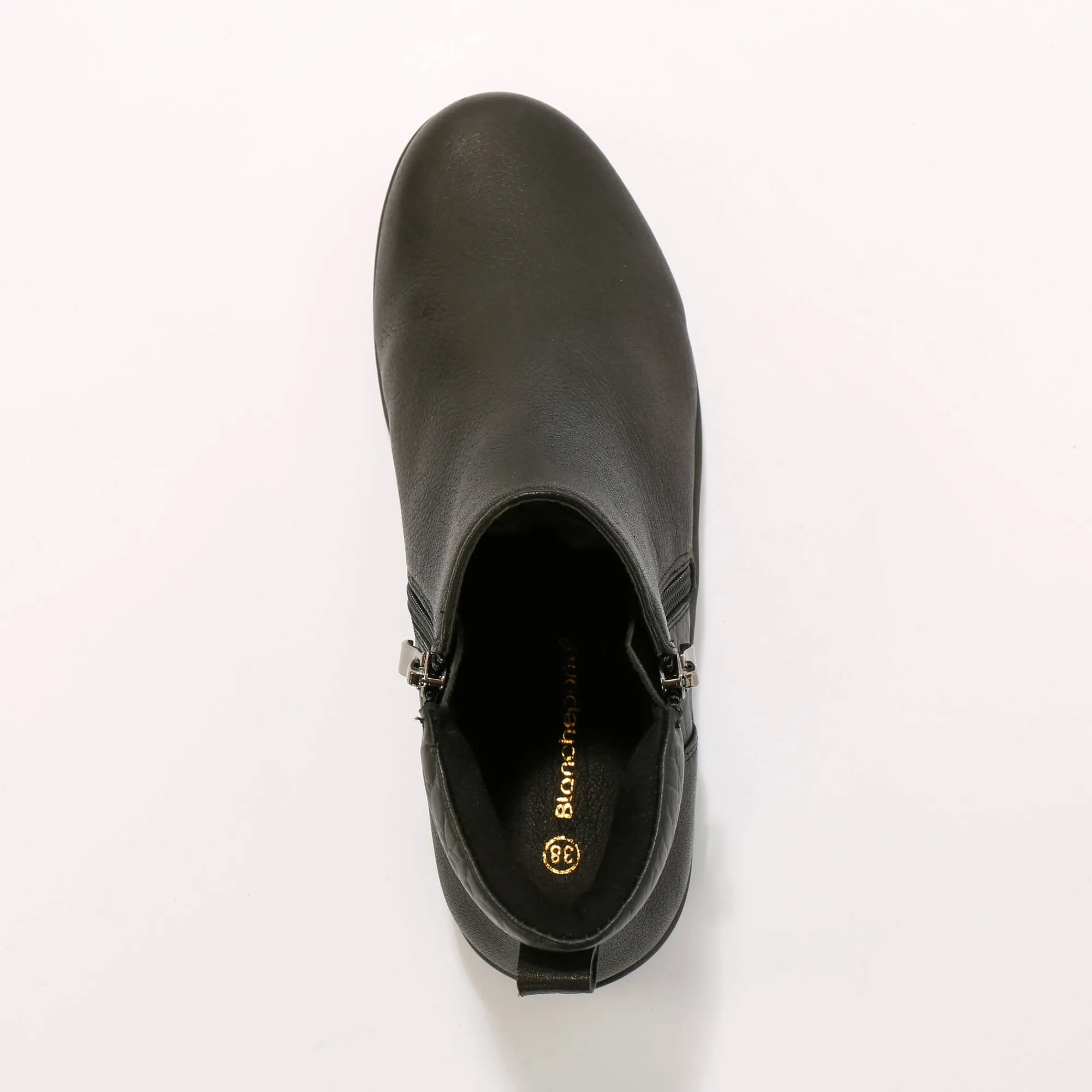 Bottines En Boots|Schoenen<Blancheporte Leren boots zwart