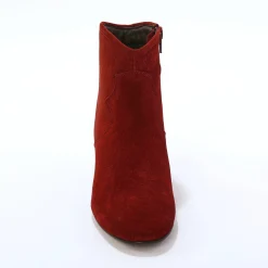 Feestelijke Schoenen|Bottines En Boots<Blancheporte Leren boots in westernstijl bordeaux