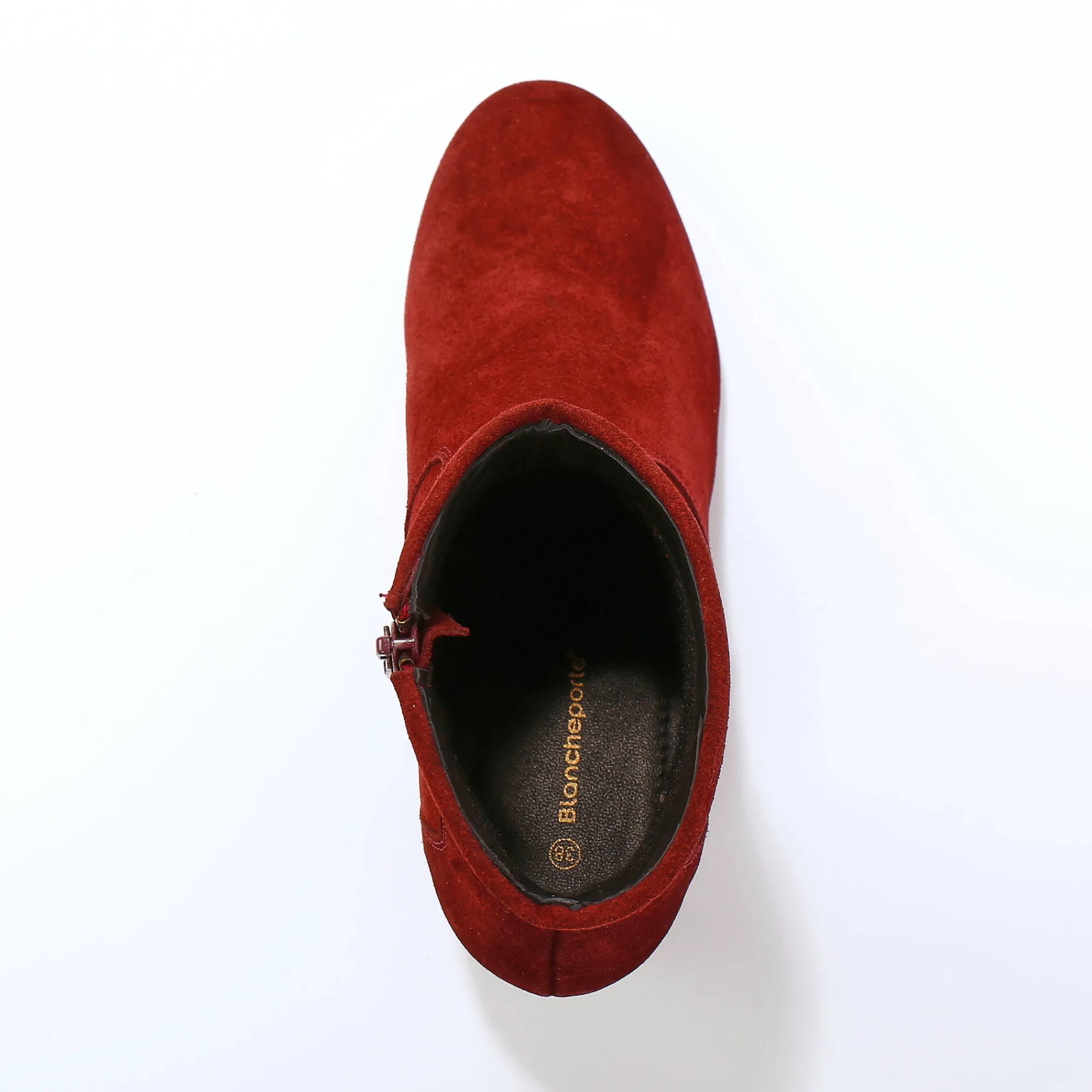 Feestelijke Schoenen|Bottines En Boots<Blancheporte Leren boots in westernstijl bordeaux