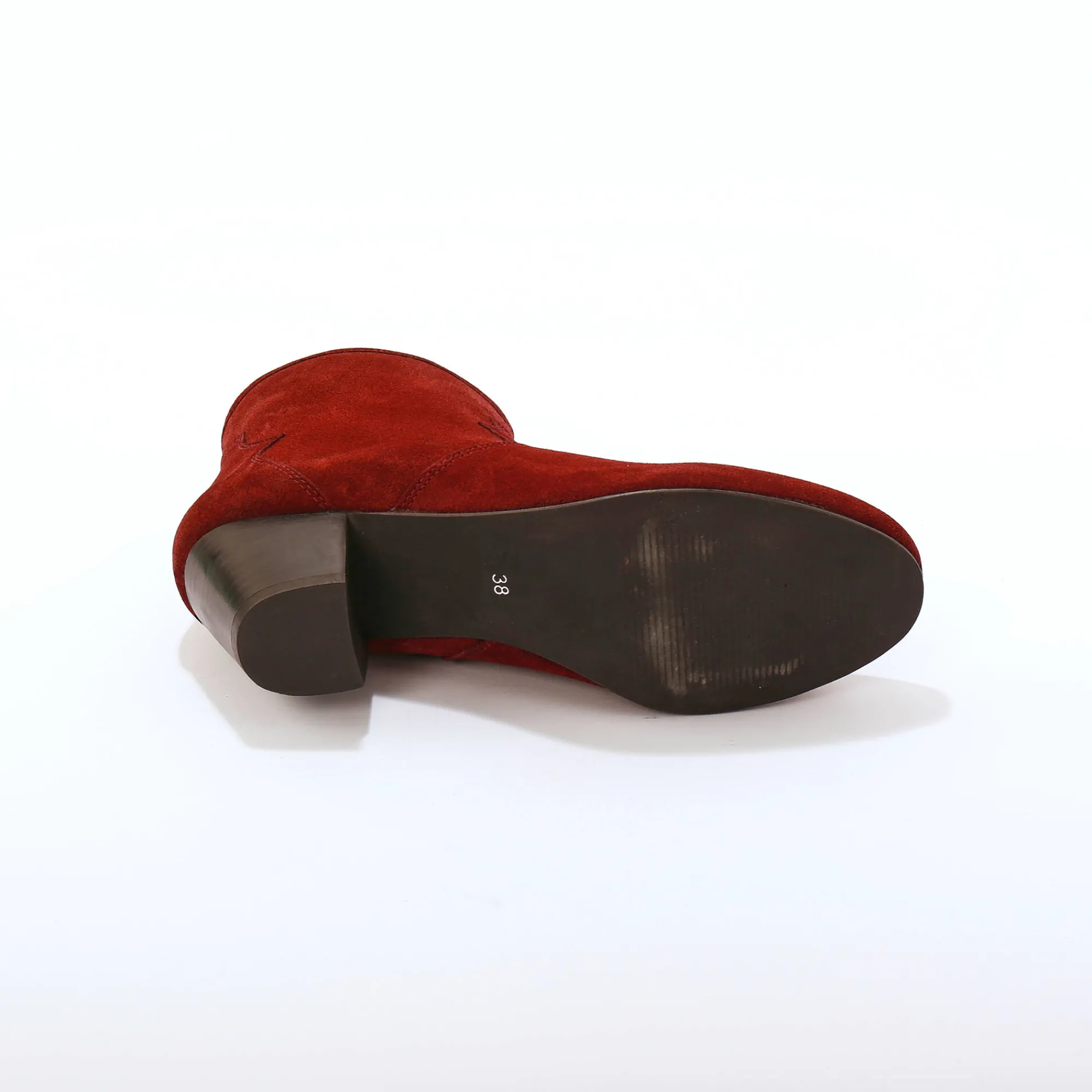 Feestelijke Schoenen|Bottines En Boots<Blancheporte Leren boots in westernstijl bordeaux