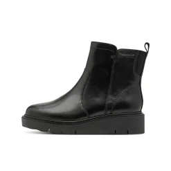 Bottines En Boots|Schoenen<Tamaris Leren boots met comfortbreedte, zwart
