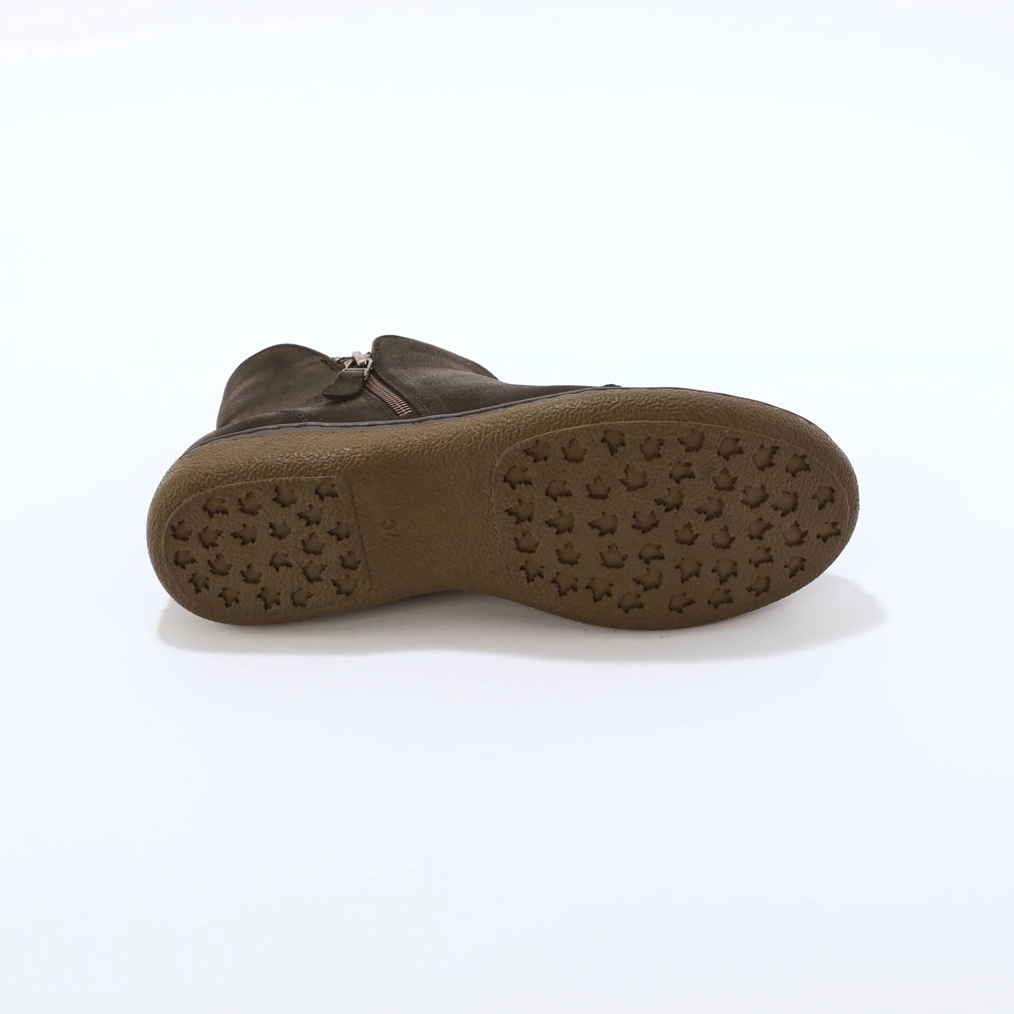 Bottines En Boots|Schoenen<Blancheporte Leren boots met rits zwart