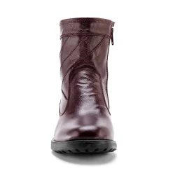 Feestoutfits Heren|Schoenen<Blancheporte Leren boots met wollen voering - tot maat 46 bruin