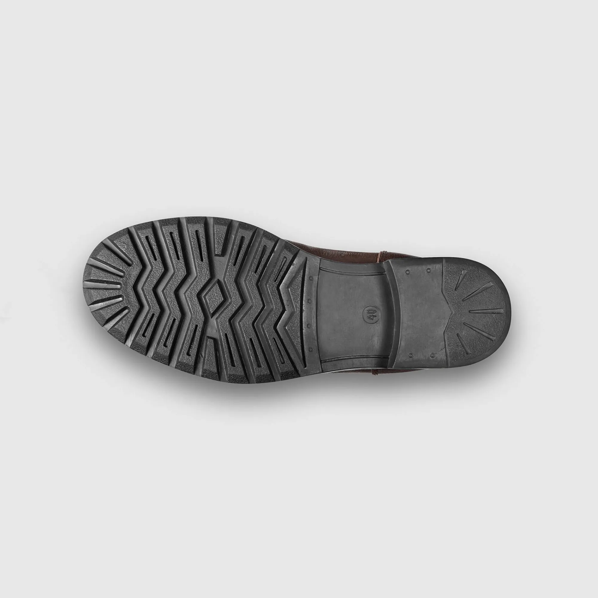 Feestoutfits Heren|Schoenen<Blancheporte Leren boots met wollen voering - tot maat 46 bruin