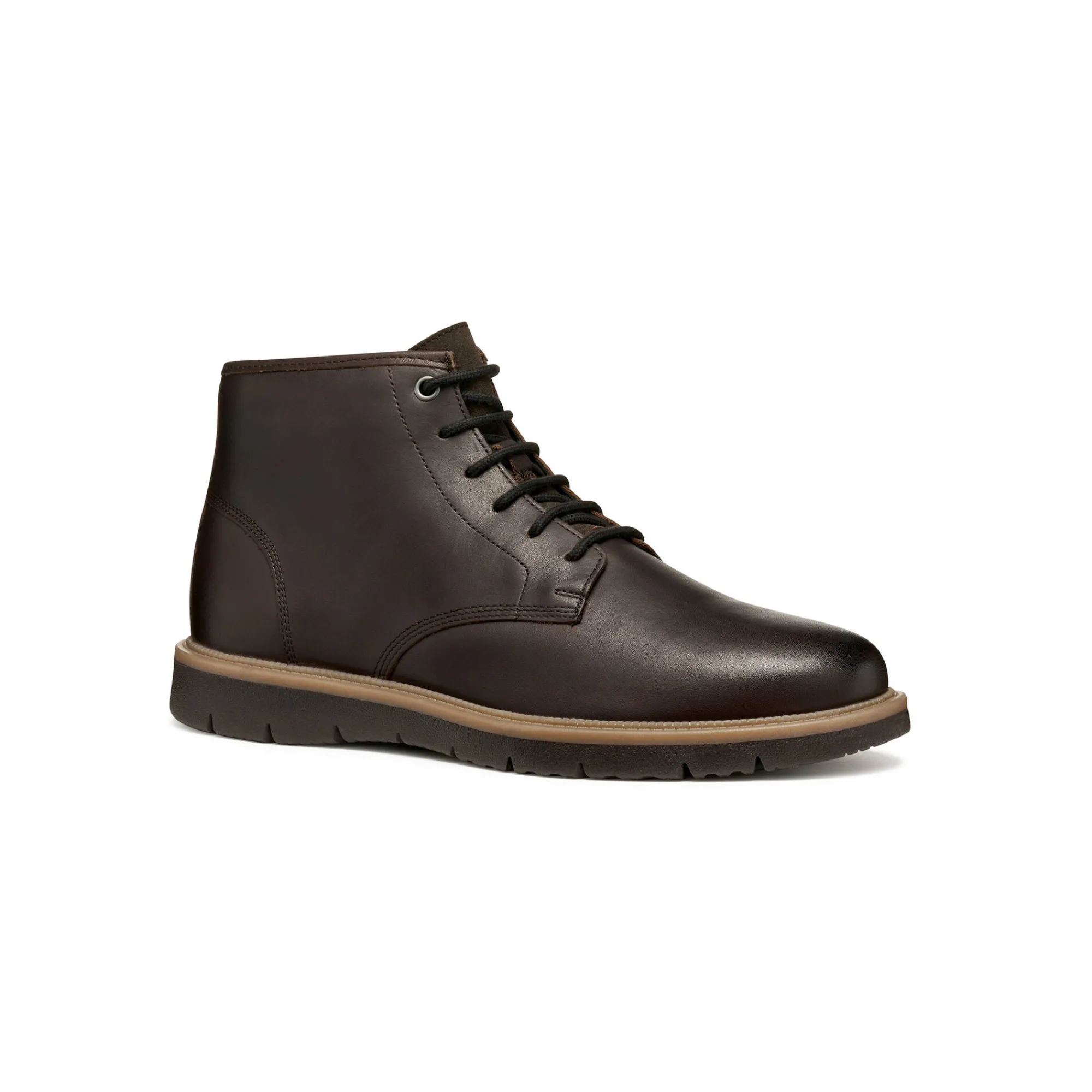 Feestoutfits Heren|Schoenen<Geox Leren bottines POVE bruin