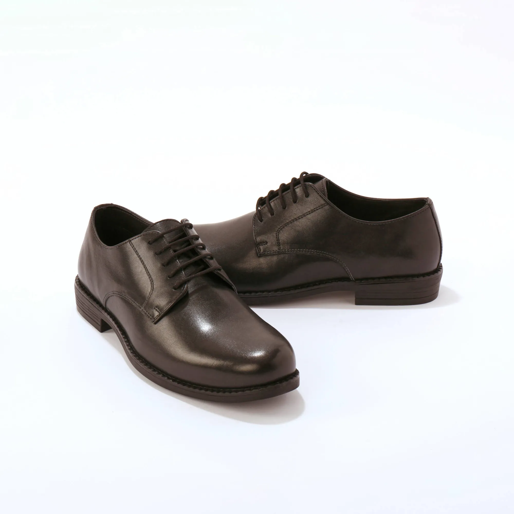 Feestoutfits Heren|Schoenen<Blancheporte Leren derby's met veters zwart