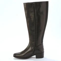 Feestelijke Schoenen|Laarzen<Blancheporte Leren laarzen, speciaal voor brede kuiten zwart