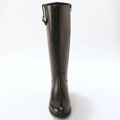 Feestelijke Schoenen|Laarzen<Blancheporte Leren laarzen, speciaal voor brede kuiten. zwart